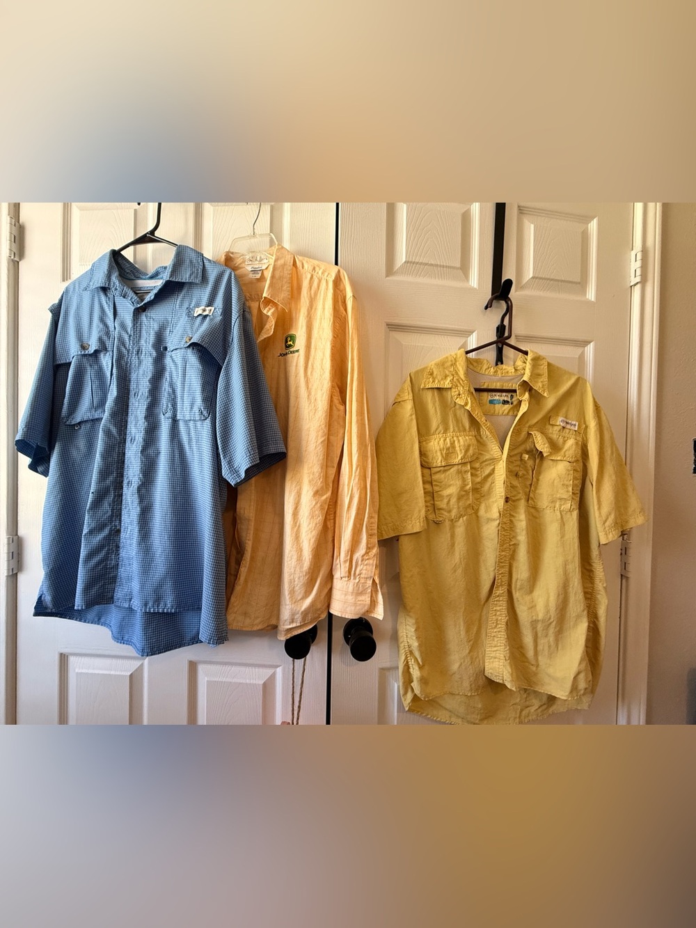 Men’s Large Fishing/Outdoor Shirts Bundle – Magellan + John Deere – 3 Shirts